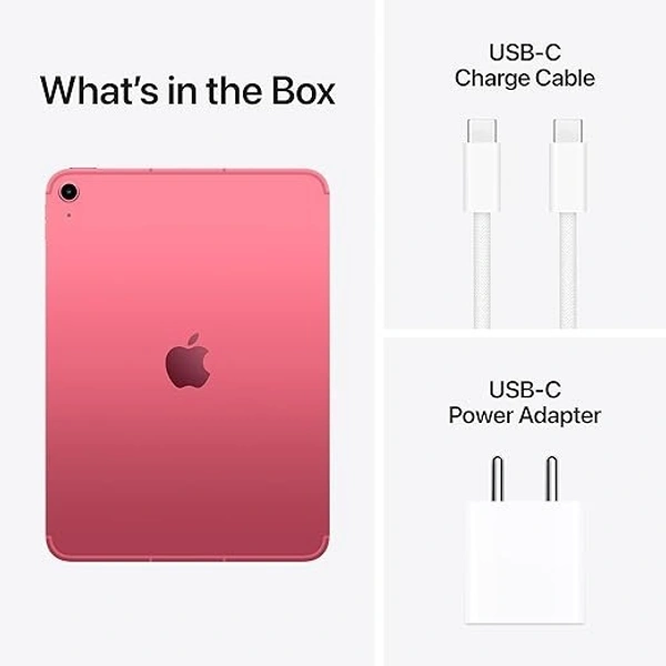 Apple iPad 11″: A16 chip, 27.69 cm (11″) Model, Liquid Retina Display, 256GB - pink, 256GB