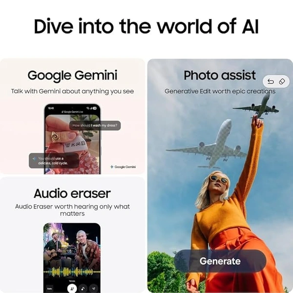 Samsung Galaxy S25 FE 5G Smartphone with Galaxy AI (Navy, 8GB RAM, 128GB Storage) - navy, 8GB-128GB