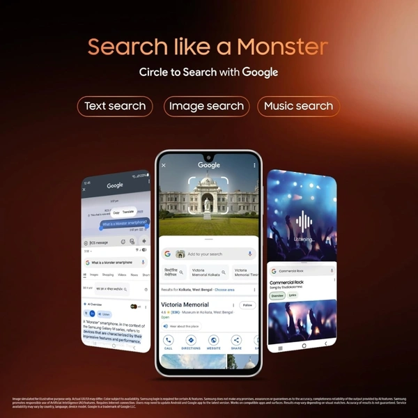 Samsung Galaxy M36 5G Mobile (Orange Haze, 6GB RAM, 128GB Storage) - Orange Haze, 6GB-128GB