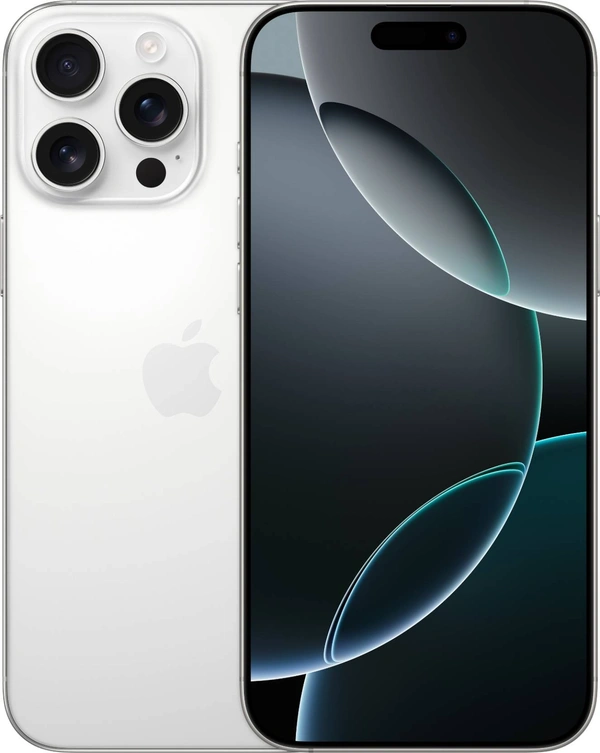 Apple iPhone 16 Pro Max (White Titanium, 256 GB) - White, 256GB