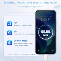 realme 15X 5G Smartphone (6+128GB sky blue) - sky blue, 6GB-128GB