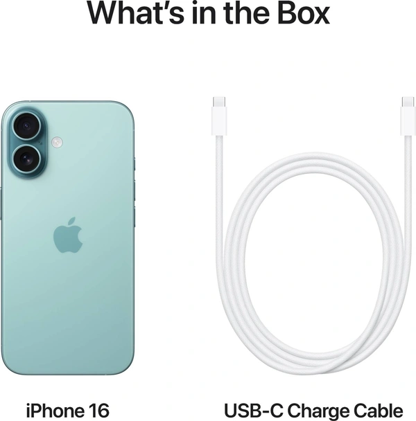 Apple iPhone 16 (teal, 256 GB) - Teal, 256GB