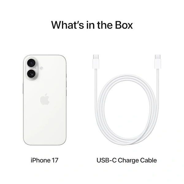 APPLE IPHONE 17 (white, 512GB STORAGE) - White, 512GB