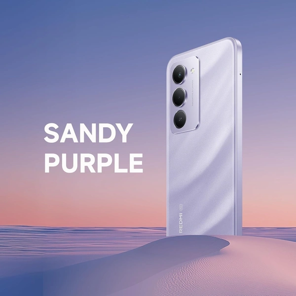 Redmi 15 5G (Sandy Purple 6GB + 128GB) - Sandy Purple, 6GB-128GB