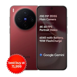 vivo X300 5G (Summit Red, 12GB RAM, 512GB Storage)
