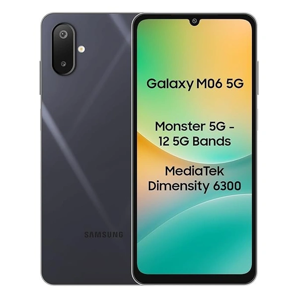 Samsung Galaxy M06 5G (Blazing Black, 4GB RAM, 128 GB Storage) - Blazing Black, Samsung Galaxy M06 5G (Blazing Black, 4GB RAM, 128 GB Storage)