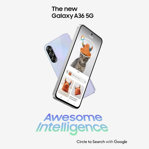 Samsung Galaxy A36 5G (Awesome White, 8GB, 256GB)  - Awesome White, Samsung Galaxy A36 5G (Awesome White, 8GB, 256GB)