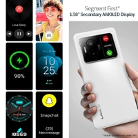  Lava Blaze Duo 5G (Artic White, 6GB RAM, 128GB Storage)  - ARCTIC WHITE, Lava Blaze Duo 5G (Artic White, 6GB RAM, 128GB Storage)