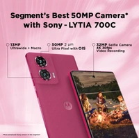 Motorola Edge 50 Fusion (Hot Pink, 128 GB)  (8 GB RAM) - Hot Pink, 8+128