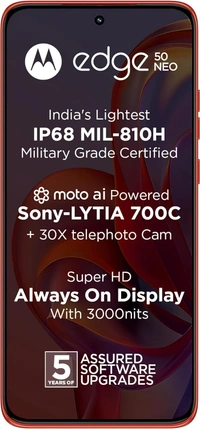 Motorola Edge 50 Neo (PANTONE Poinciana, 256 GB)  (8 GB RAM) - poinciana, 8+256