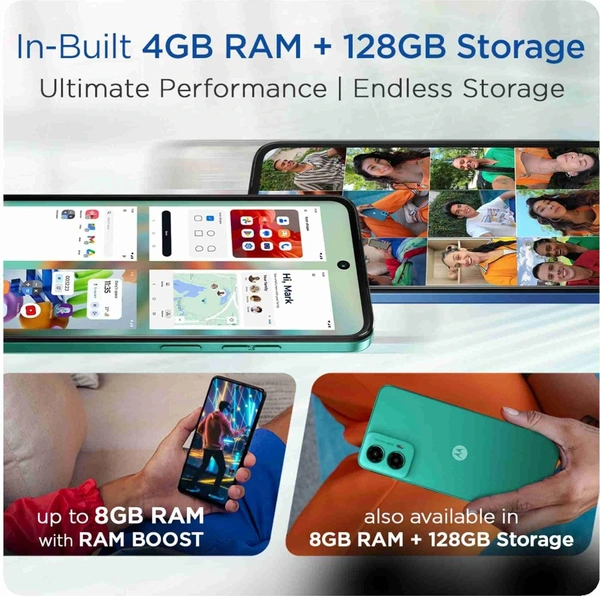 Motorola g45 5G (Brilliant Green, 128 GB)  (8 GB RAM) - green, 8+128