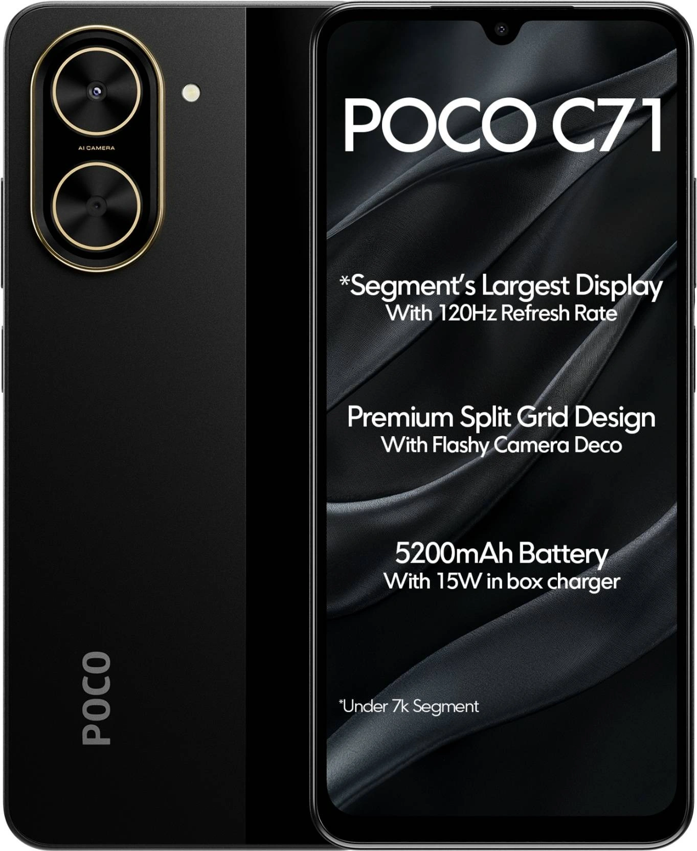 POCO C71 ブラック 4GB RAM 128GB ROM POCO C71 4GB RAM 128GB ROM