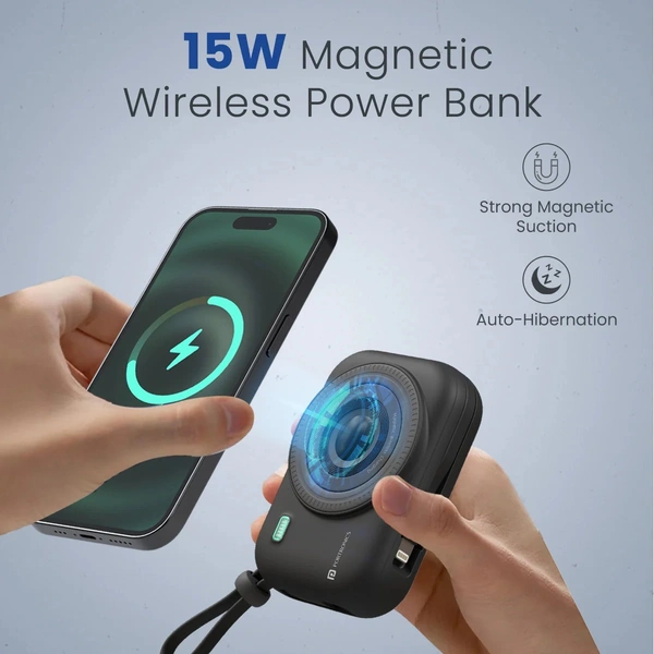 PORTRONICS POWER SHUTTER (10000MAH 22.5W FAST CHARGING) - Black, PORTRONICS POWER SHUTTER (10000MAH 22.5W FAST CHARGING)