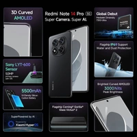 REDMI Note 14 Pro 5G (Titan Black, 256 GB)  (8 GB RAM) - Titan Black, 8+256