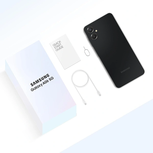 Samsung Galaxy A06 5G (Black, 4GB RAM, 64GB Storage) - Black, Samsung Galaxy A06 5G (Black, 4GB RAM, 64GB Storage)