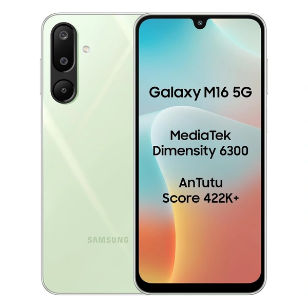 Samsung Galaxy M16 5G (Mint Green, 4GB RAM, 128 GB Storage) - mint Green, Samsung Galaxy M16 5G (Mint Green, 4GB RAM, 128 GB Storage)
