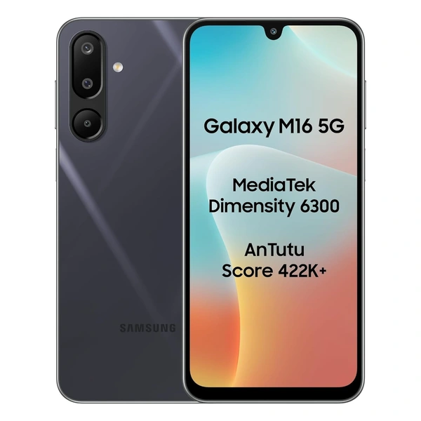 Samsung Galaxy M16 5G (Thunder Black, 8GB RAM, 128 GB Storage) - Thunder Black, Samsung Galaxy M16 5G (Thunder Black, 8GB RAM, 128 GB Storage)
