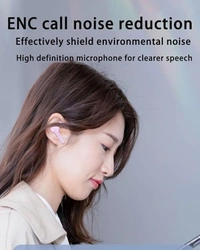 UltraPods Transparent Charging Case Bluetooth Earbuds - Multi-Color, High-Fidelity Sound, Comfort Fit, Long Battery Life - Perfect for On-The-Go Audio! (Pink) - Pink