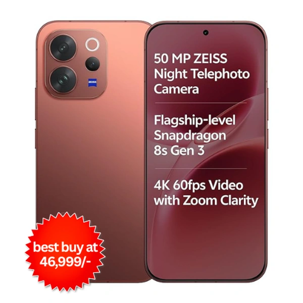 vivo V70 Elite 5G (Passion Red, 8GB RAM, 256GB Storage)