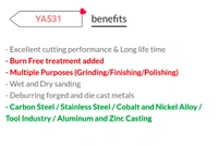 DEERFOS YA531 75 X 2000 - YA531 Zirkon, 75 X 2000mm, P320, Zirkon