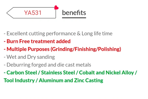 DEERFOS YA531 75 X 2000 - YA531 Zirkon, 75 X 2000mm, P320, Zirkon