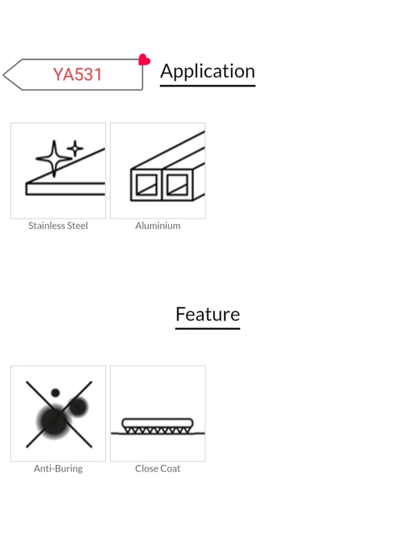 DEERFOS YA531 75 X 2000 - YA531 Zirkon, 75 X 2000mm, P320, Zirkon