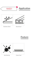 DEERFOS YA531 75 X 2000 - YA531 Zirkon, 75 X 2000mm, P320, Zirkon