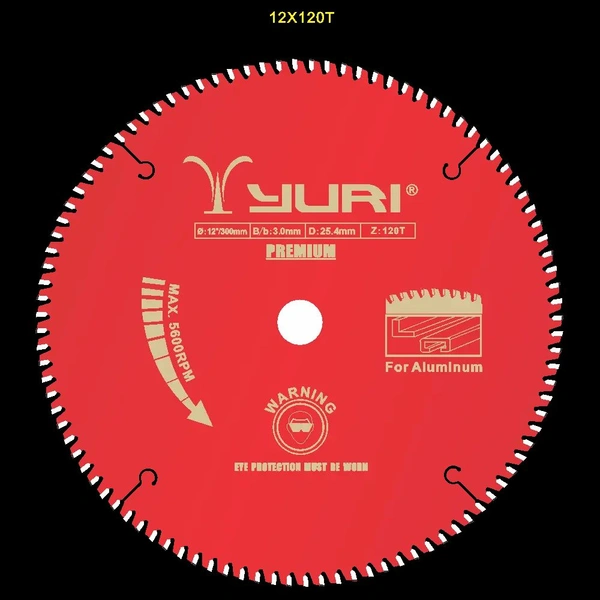 YURI Yuri Premium T.C.T Saw Blades For Aluminium - 10 X 100T