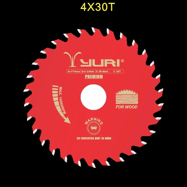 YURI Yuri Premium T.C.T Saw Blades For Wood - 8" X 40T