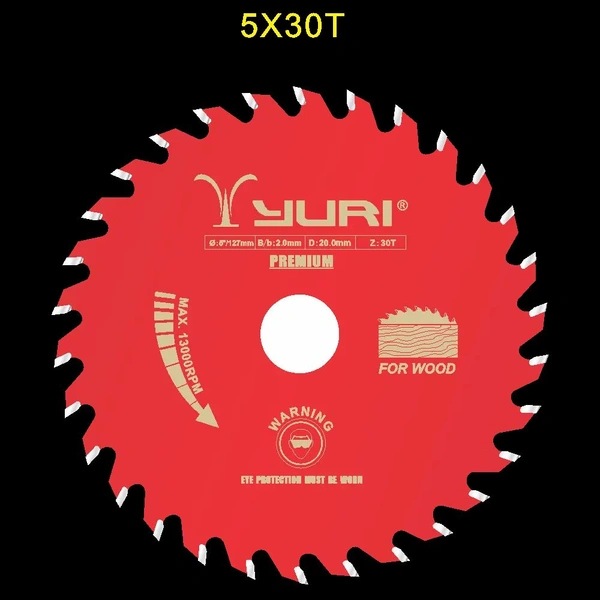 YURI Yuri Premium T.C.T Saw Blades For Wood - 14'' X 100T