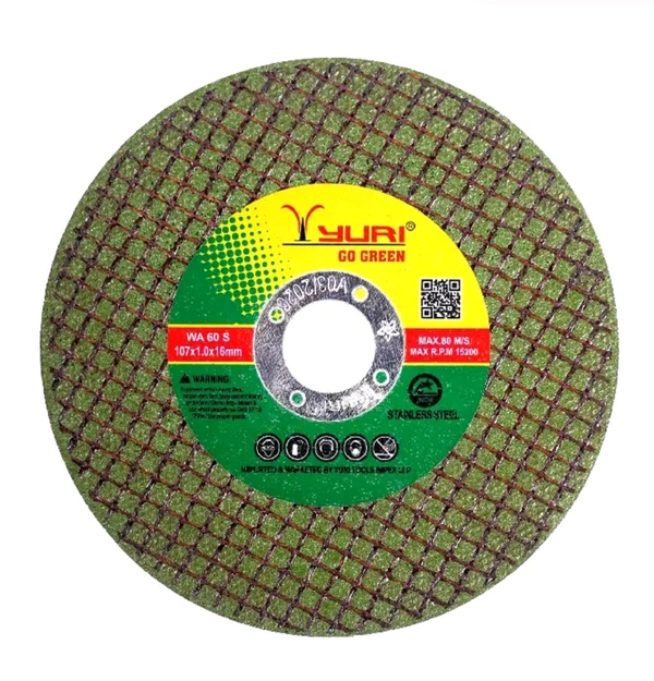 Yuri Go Green Cut Off Wheel - DOUBLE, 7inch (180x1.5x22mm)