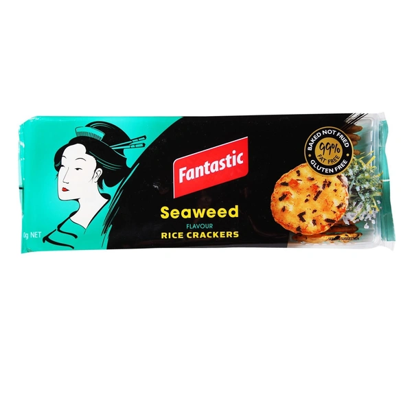 Fantastic Seaweed Flavour Rice Crackers 100g