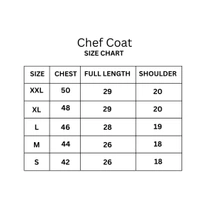 White Chef Coat(Red Piping) - S
