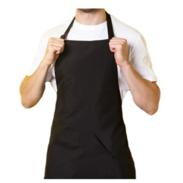 Black Apron with Pocket
