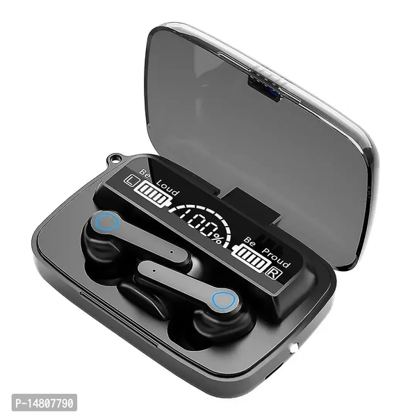 M19 Earbuds bluetooth With Touch and Power Bank.