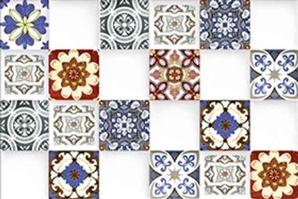 Digital glossy wall tiles for bathroom and kitchen wall |Glossy surface finish| 12x18 inch size | 6pc in one box | waterproof | scratchproof   1034-HL-1 12X18