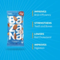 BAZANA Bazana Roasted Salted Almonds 480g|24 Packs,20g Each