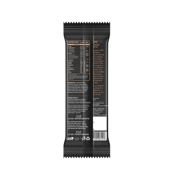 BAZANA Bazana Delicious Mocha (DM) Energy Bars | 38g x 12 Bars