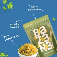 BAZANA Bazana Premium Green Raisins | Dried Grapes | 250g Each Combo Pack