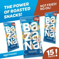 BAZANA Bazana Roasted Salted Sunflower Seeds(528g)|Surajmukhi ke beej | Roasted Salted Seeds Total 24 packs, 22g each pack