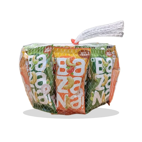 Bazana Roasted Cashews - 12 x Lime & 12 x Mint and Mystic Masala Combo Pack - A Fusion of Flavors to Savor! -