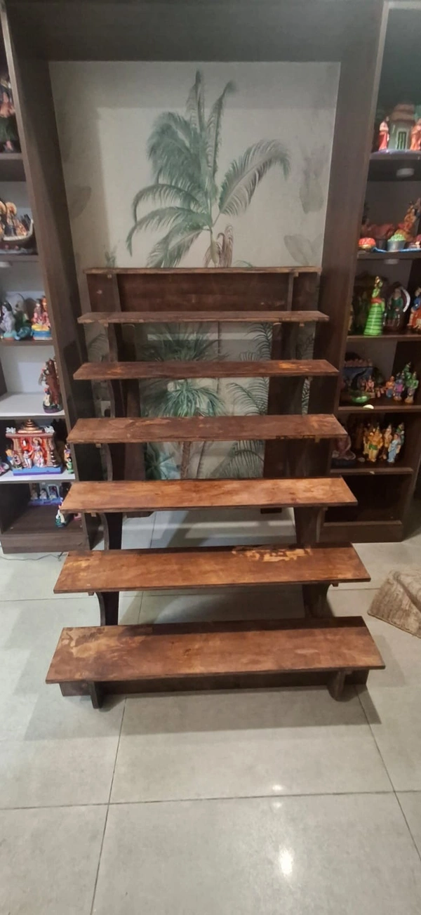 7 Step golu padi stand 4 feet wide - 18mm, Birchply 18mm