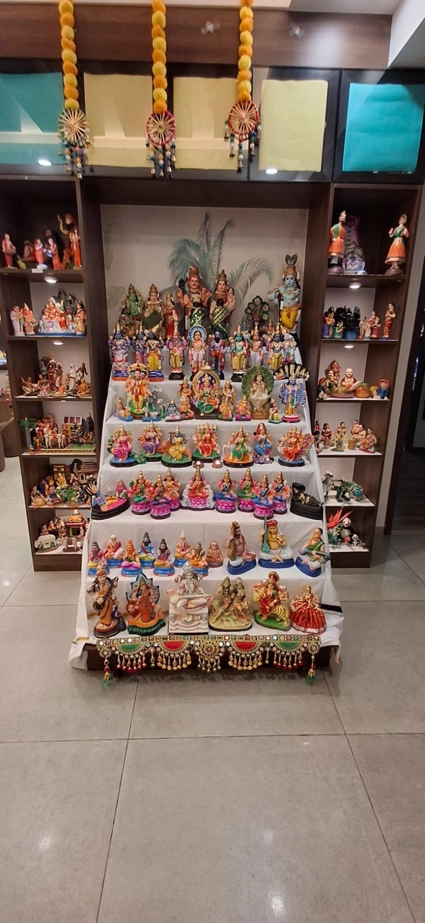 7 Step golu padi stand 4 feet wide - 18mm, Birchply 18mm