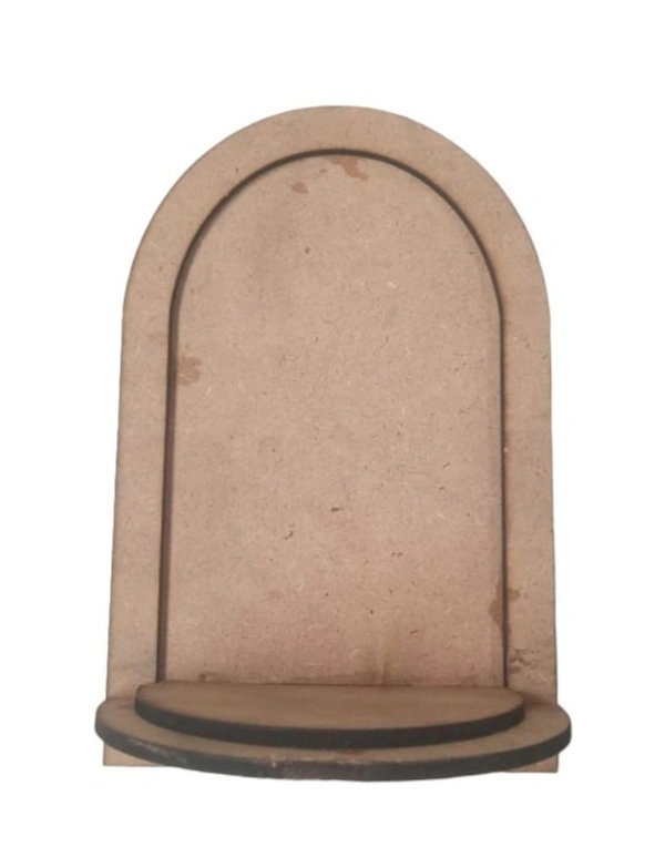 Round Tea Light Candle Holder / Stand /Shelf - Pair