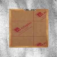 Teak wood Double Floating frame / Varmala preservation frame base Acrylic - 14" x 14"