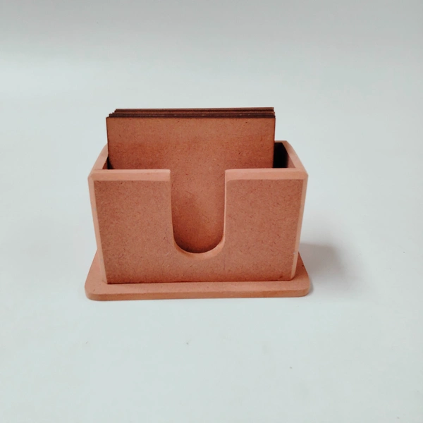 Square coaster set with Box stand - 6