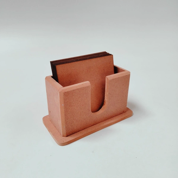 Square coaster set with Box stand - 6
