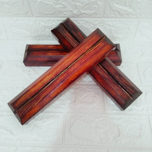 Pinewood Wooden Stand / Base with walnut polish - 8", 1000