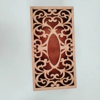 Cutwork Tissue Box with Florals - 10"/5.5"/3.75", Brown, 8mm, 1000