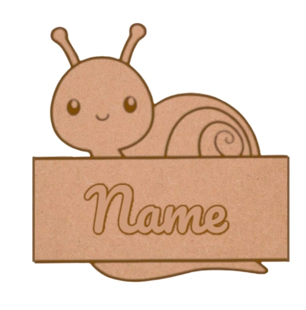 Snail Double Layer Fridge Magnet - 1 piece